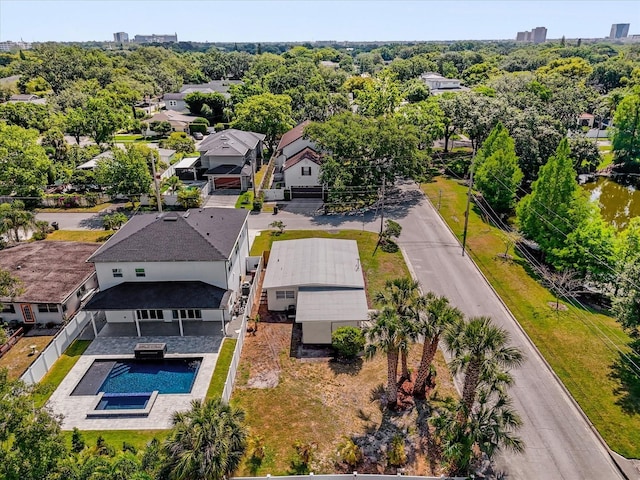 drone / aerial view