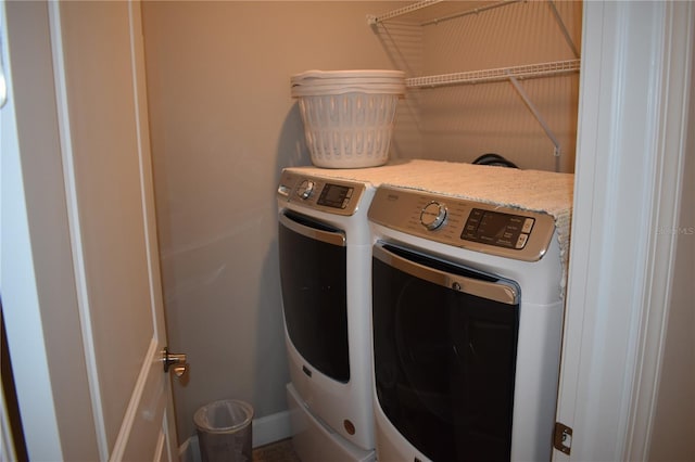 2735 Lavandula Ct, North Port, FL 34289 - washroom with laundry area and washer and dryer