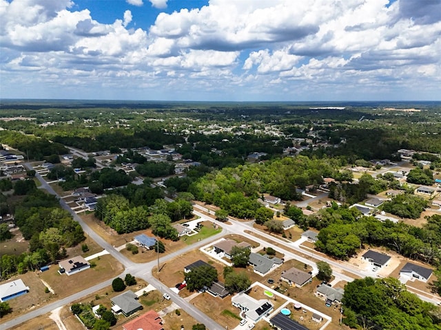 aerial view featuring a residential view