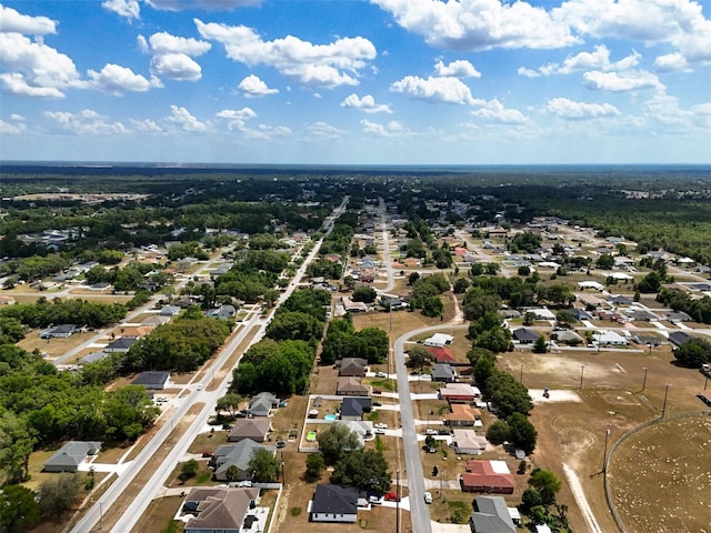bird's eye view featuring a residential view