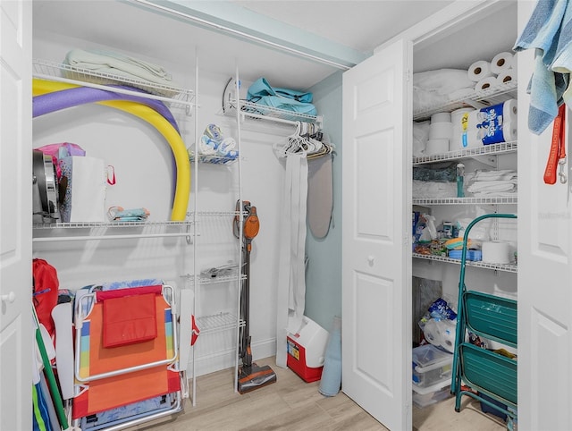 view of storage room