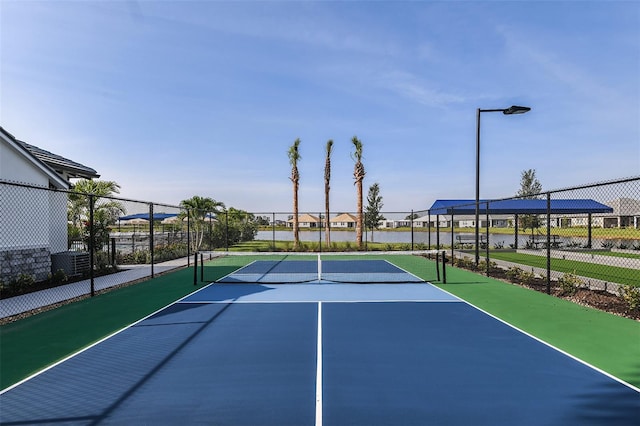 view of tennis court