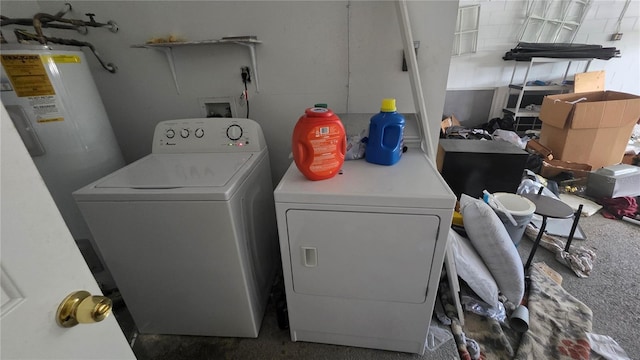 303 Silk Oak Dr, Kissimmee, FL 34743 - laundry room featuring washing machine and dryer and carpet floors