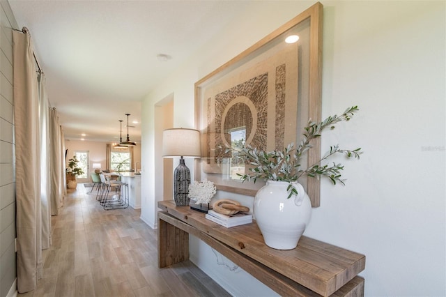 2046 Sunset Preserve Way, Port Charlotte, FL 33953 - corridor with wood finished floors