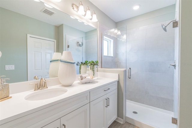 2046 Sunset Preserve Way, Port Charlotte, FL 33953 - full bathroom with double vanity and a shower stall