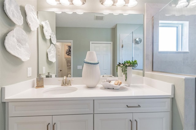 2046 Sunset Preserve Way, Port Charlotte, FL 33953 - bathroom with vanity and tiled shower