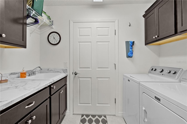 924 Figwood Loop, The Villages, FL 32163 - laundry room with washer and dryer and cabinet space