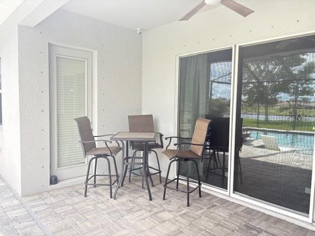 16617 5th Ave E, Bradenton, FL 34212 - view of patio / terrace with a ceiling fan