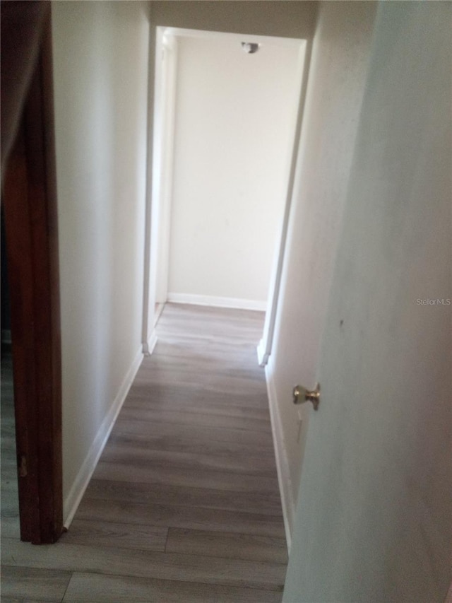 2822 S Dean Rd, Orlando, FL 32825 - corridor with wood finished floors and baseboards