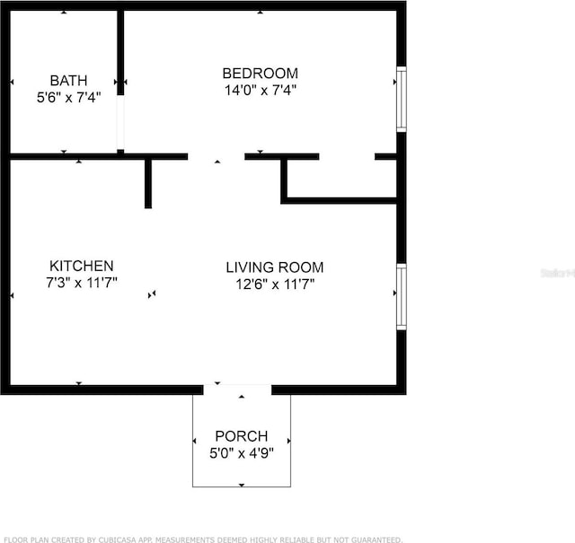 302 NW 7th Ter, Gainesville, FL 32601 - view of home floor plan