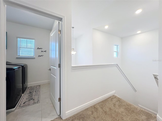 2044 Keystone Pass Blvd, Minneola, FL 34715 - washroom featuring washer and dryer and recessed lighting