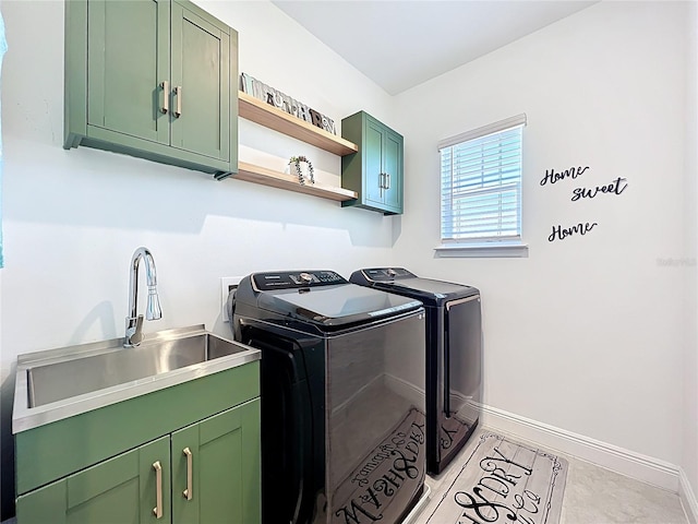 2044 Keystone Pass Blvd, Minneola, FL 34715 - laundry area featuring washer and clothes dryer and cabinet space