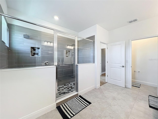 2044 Keystone Pass Blvd, Minneola, FL 34715 - bathroom with a shower stall and baseboards