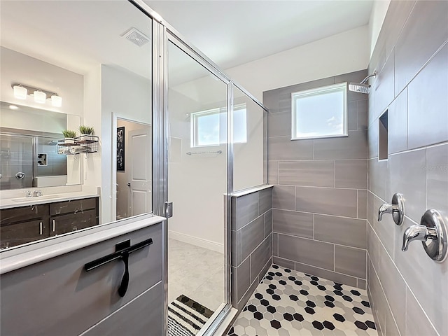 2044 Keystone Pass Blvd, Minneola, FL 34715 - full bath featuring a stall shower and vanity