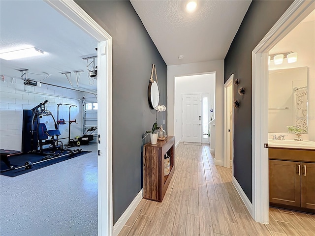 2044 Keystone Pass Blvd, Minneola, FL 34715 - hallway with light wood-style floors