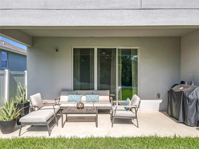 2044 Keystone Pass Blvd, Minneola, FL 34715 - view of patio / terrace featuring grilling area and outdoor lounge area