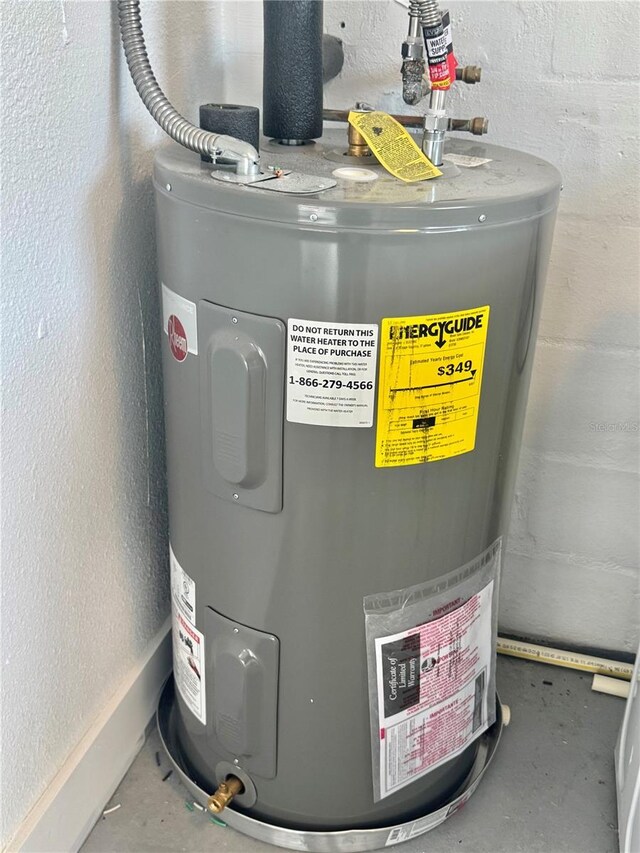4934 Avery Rd, New Port Richey, FL 34652 - utilities featuring water heater