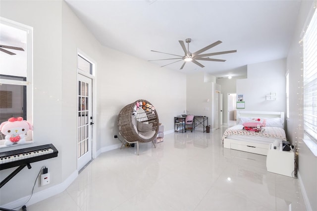 9844 Montclair Cir, Apopka, FL 32703 - tiled bedroom featuring multiple windows