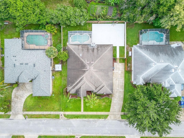 9844 Montclair Cir, Apopka, FL 32703 - drone / aerial view of a pool area