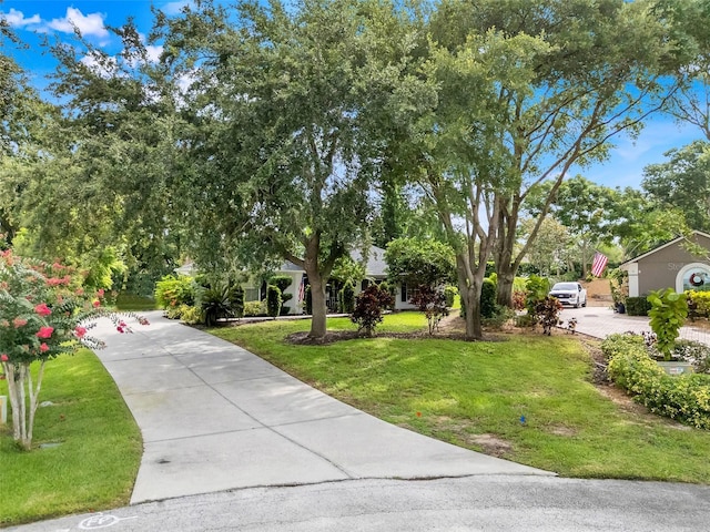 11442 Beggs Ct, Clermont, FL 34711 - view of community with concrete driveway and a lawn