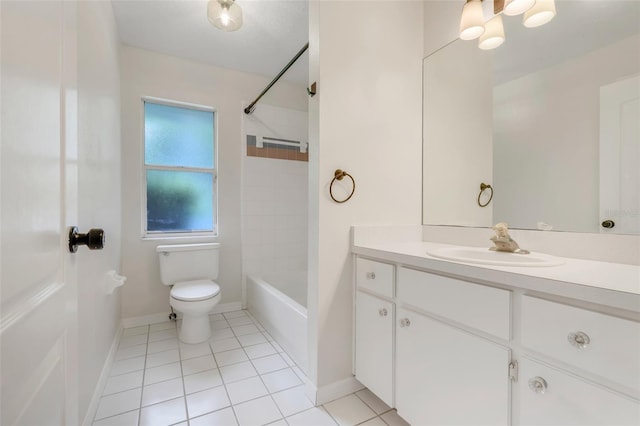 11442 Beggs Ct, Clermont, FL 34711 - bathroom featuring vanity, tile patterned flooring, and tub / shower combination