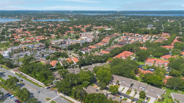7755 High Pine Rd, Orlando, FL 32819 - aerial view of property's location with a large body of water and nearby suburban area