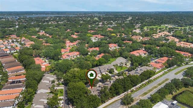 7755 High Pine Rd, Orlando, FL 32819 - aerial view of property and surrounding area with nearby suburban area