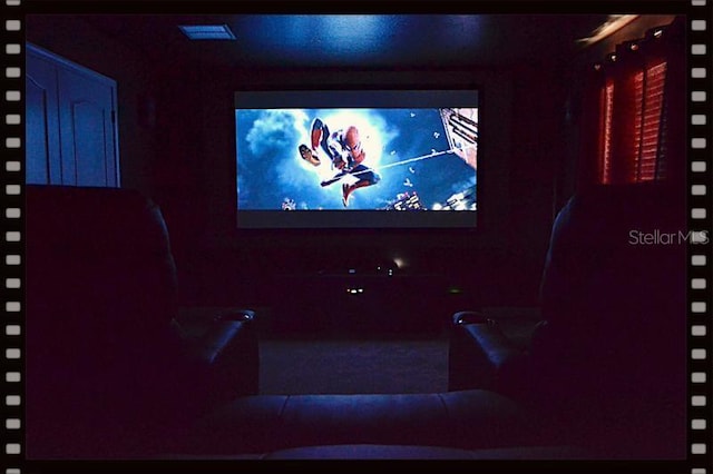 view of home theater room