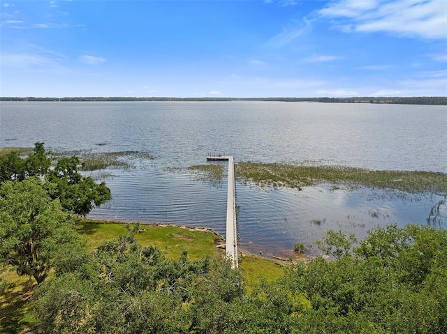 view of property view of water