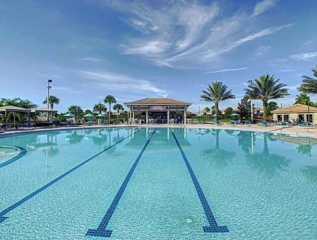 view of pool