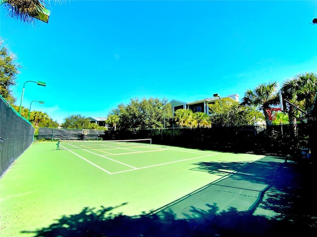 view of sport court