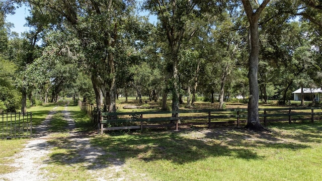 surrounding community featuring a lawn