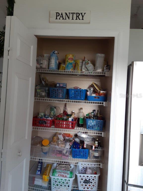 view of pantry