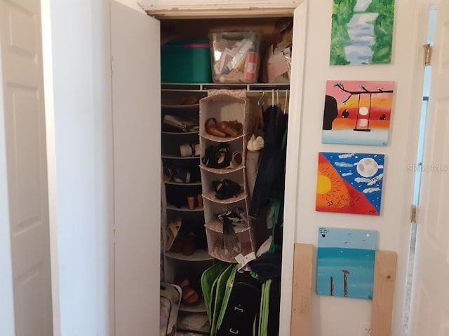 view of closet