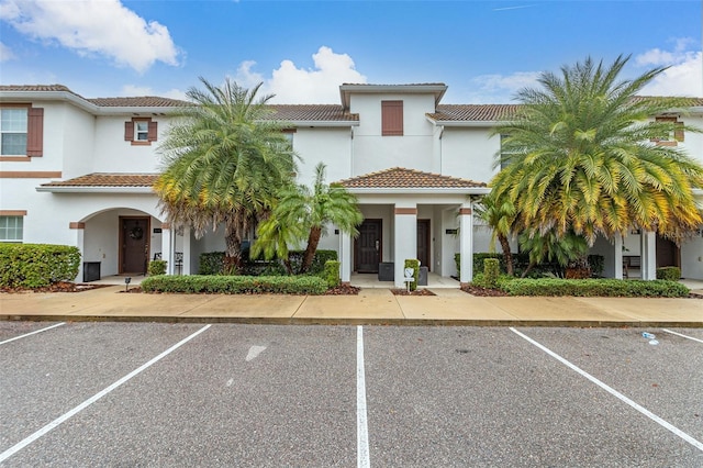 view of mediterranean / spanish house