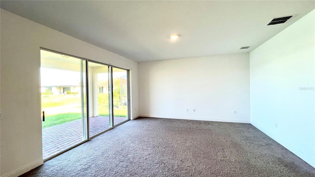 spare room with carpet floors