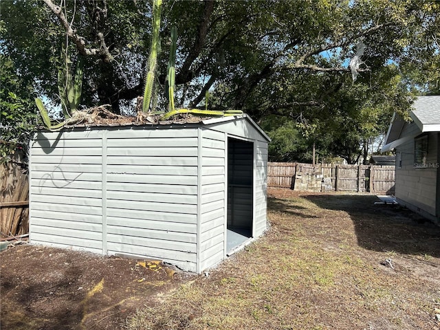 view of outbuilding