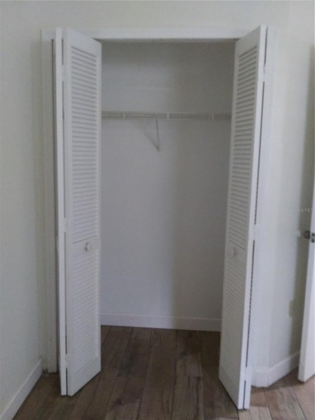 view of closet