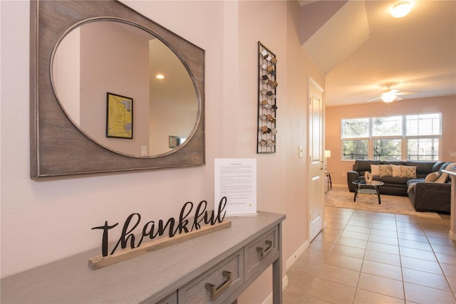 3171 Tocoa Cir, Kissimmee, FL 34746 - corridor with baseboards and light tile patterned floors