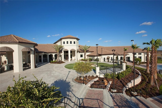 rear view of house with a patio area