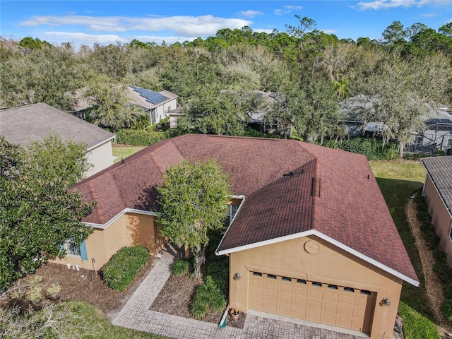 view of aerial view