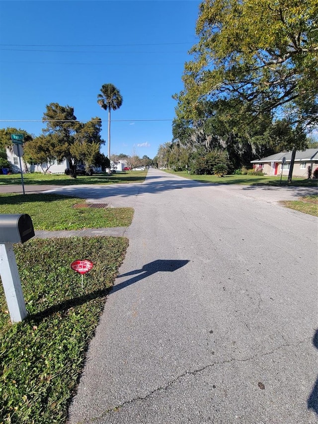 view of road