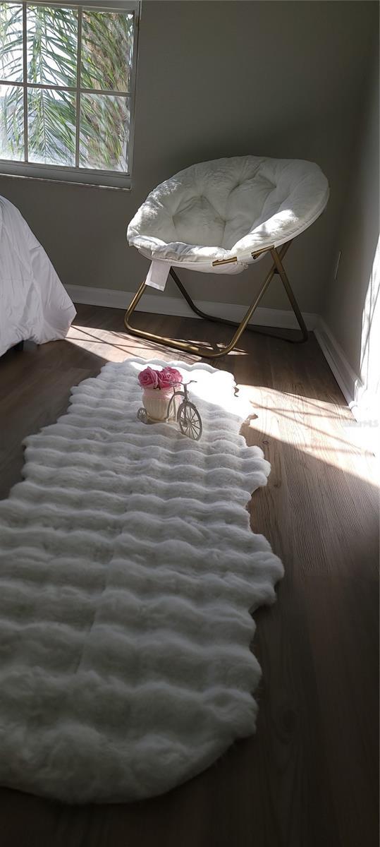 bedroom featuring hardwood / wood-style floors