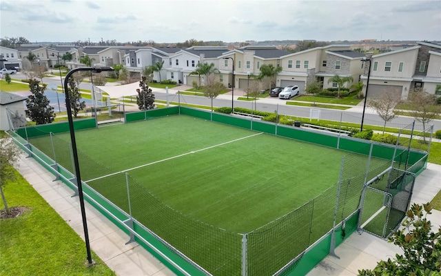 view of sport court