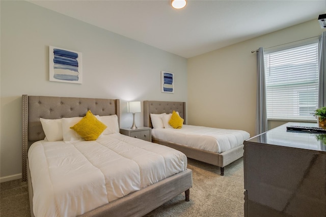 bedroom featuring carpet floors