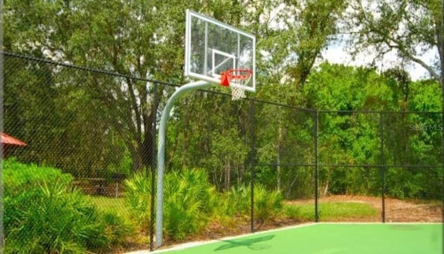 view of sport court
