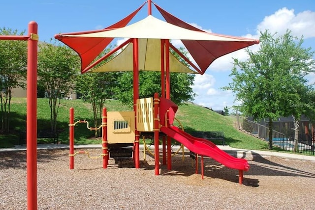 view of play area