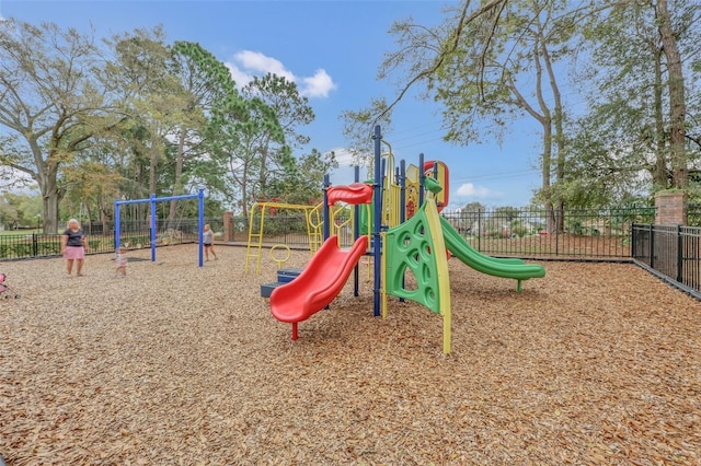 view of jungle gym