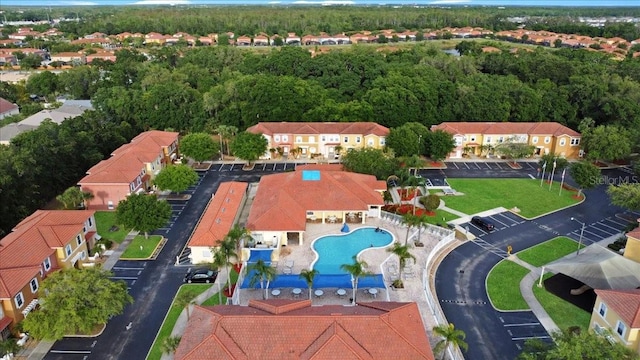 view of birds eye view of property