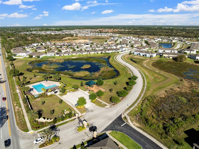 view of aerial view